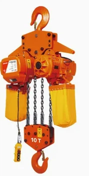 Pups de la cadena elèctrica que s'utilitza per a l'aixecament de càrrega